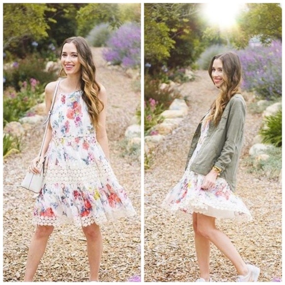 Anthropologie Dresses & Skirts - Anthropologie Ranna Gill Kalila Floral Lace Dress